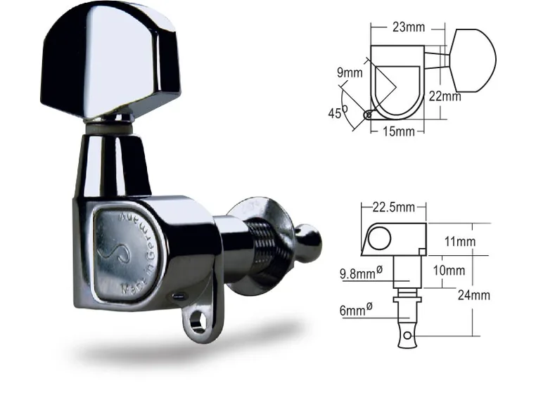 SCHALLER M6 Forkrommet 